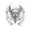 the witcher  tattoo design idea