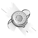 An old school microphone intertwined with guitar picks, showcasing the fusion of different musical elements tattoo design idea
