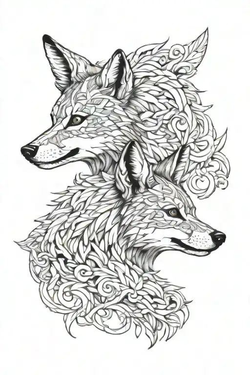 jackal and hyde inspired tattoo design idea