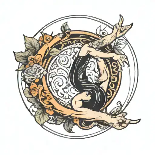 Gymnastic, ring tattoo tattoo design idea