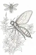 firefly tattoo design idea