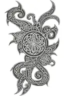 Galician Celtic tattoo design idea