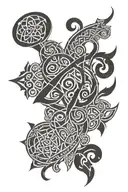 Galician Celtic tattoo design idea