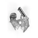 harmonica tattoo design idea