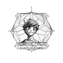 peter pan and the lost children tattoo design idea