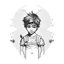 peter pan and the lost children tattoo design idea