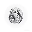 pangolin tattoo design idea