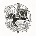 Alexander the Great tattoo design idea