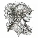 Alexander the Great tattoo design idea