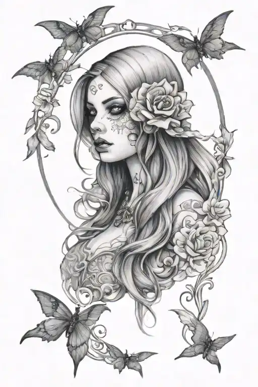 haunting Adeline by H d Carlton  tattoo design idea