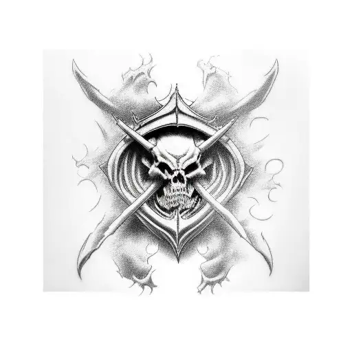 overlord ainz tattoo design idea