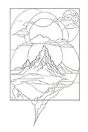 tengri tattoo design idea