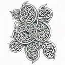 Celtic bands sleeve  tattoo design idea