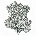 Celtic bands sleeve  tattoo design idea