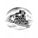 grandfather train tattoo design idea