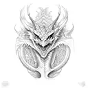 Dragon tattoo on nico robin tattoo design idea