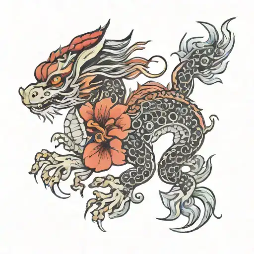 Melissa in chinese tattoo design idea