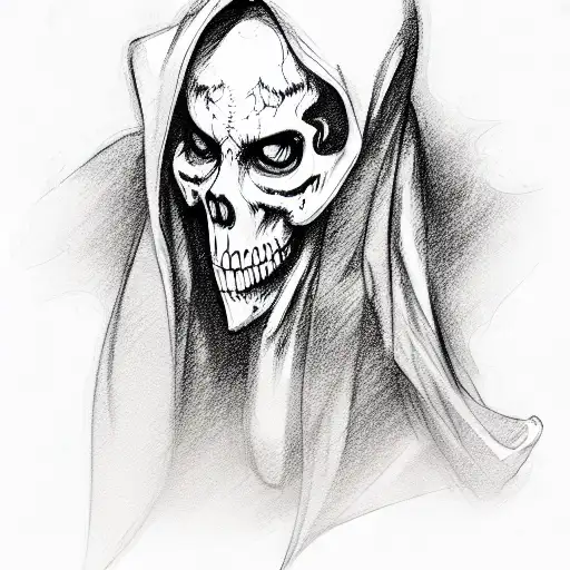 Grim Reaper tattoo design idea