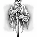 Grim Reaper tattoo design idea