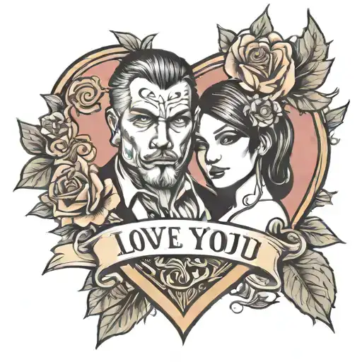 my daughter wrote i love you daddy daughter tattoos tattoo design idea