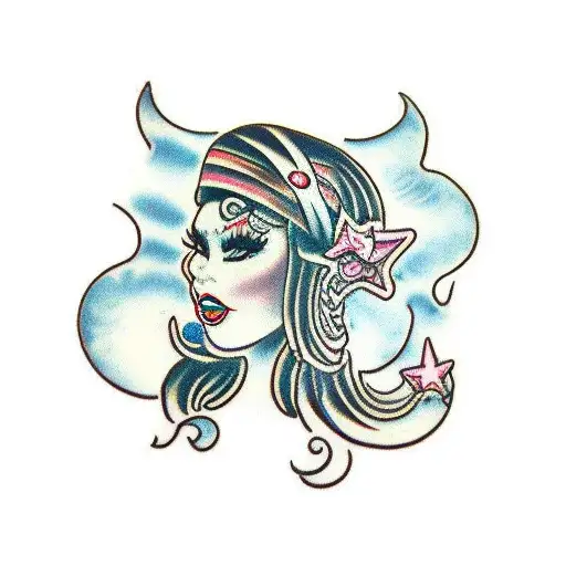 Kota Kinabalu babes tattoo design idea