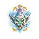 sak yant goblin tattoo design idea