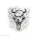 pantera tattoo design idea