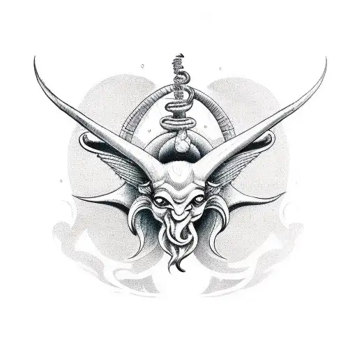 baphomet tattoo design idea