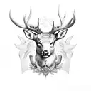 Goddess Freya, Elk, Mombacho, Three Of Growth, San Pedro, Fifth Chakra, obsidian tattoo design idea