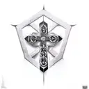 CHAIN + CROSS tattoo design idea