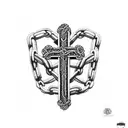 CHAIN + CROSS tattoo design idea