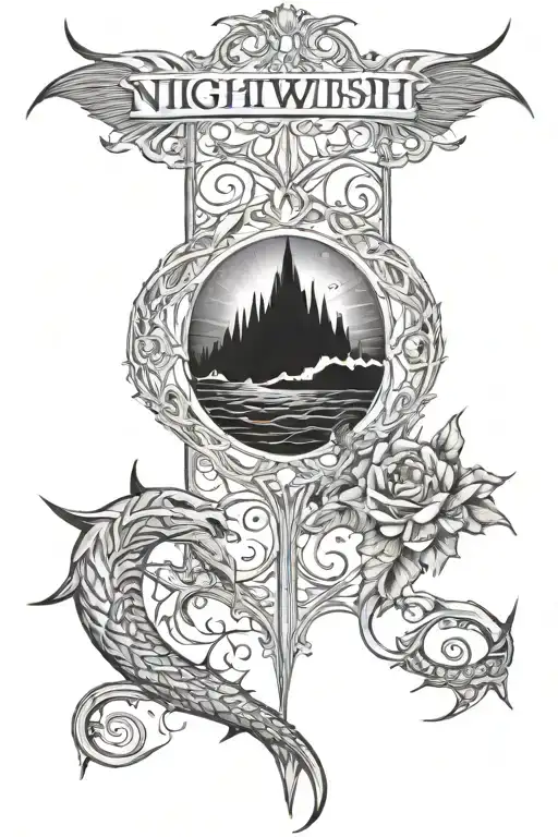 nightwish album cover tattoo design idea
