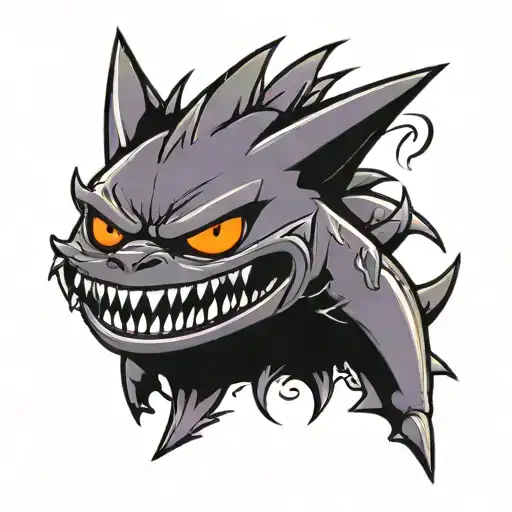 gengar Pokémon gengar tattoo tattoo design idea