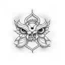 high banana  tattoo design idea