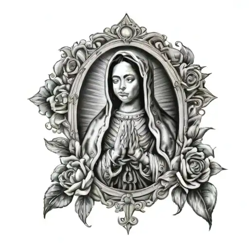 Virgin of Guadalupe tattoo design idea