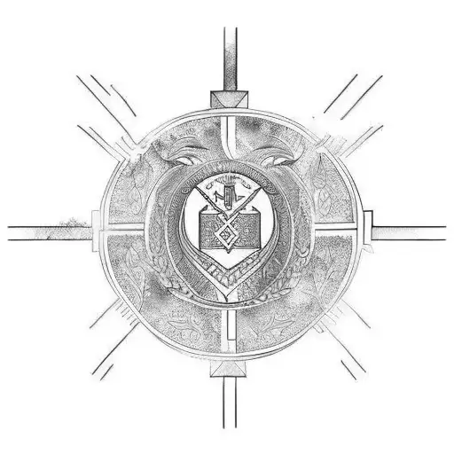 Create a Greek themed tattoo sleeve, Greek inspired environment with pillars and ruins. Include mythological characters  tattoo design idea