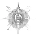 Create a Greek themed tattoo sleeve, Greek inspired environment with pillars and ruins. Include mythological characters  tattoo design idea