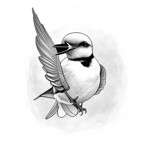 Swallow Bird tattoo design idea
