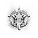 ganpati  tattoo design idea