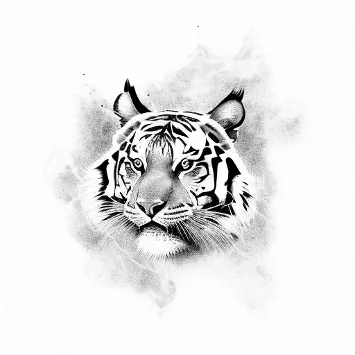 Leg Sleeve,Tigers, Michael Jordan, Lebron James, Smoke, Shading, Bible quotes tattoo design idea