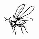firefly bug with the letter T tattoo design idea