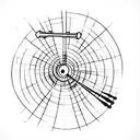 drums and music  tattoo design idea