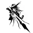 hellsing alucard tattoo design idea