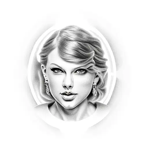 taylor swift with a boca jrs jersey tattoo design idea