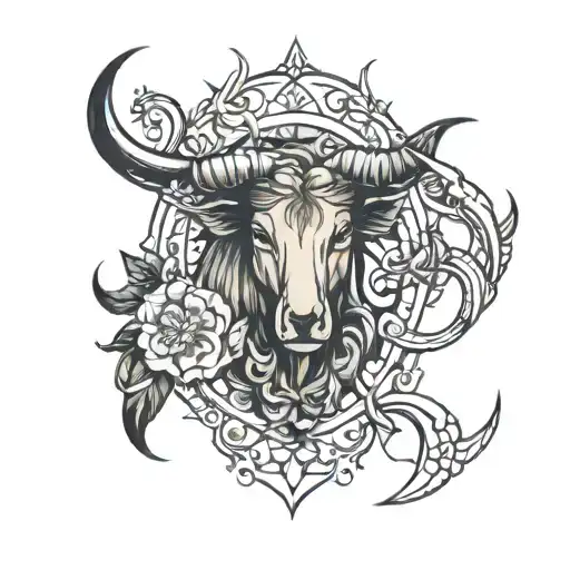 Taurus Aries and dare tattoo design idea
