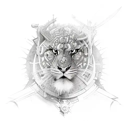 science , warrior, adventure,  tattoo design idea