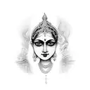 radha krishna tattoo design idea