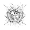 chemical structure of adrenalin tattoo design idea