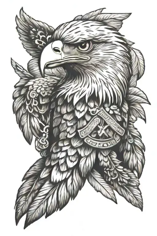 Boy Scout eagle tattoo design idea
