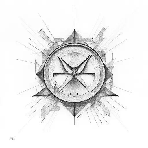 Combine elements of Depeche Mode's album covers with a representation of your work occupation tattoo design idea